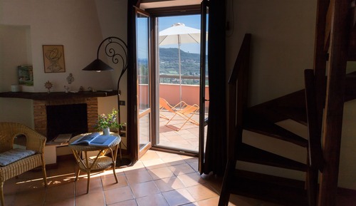 Habitación doble, terraza, vistas al jardín