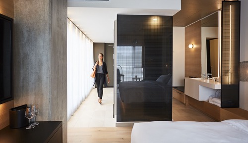 Habitación Premium, 1 cama de matrimonio grande, vistas a la ciudad, en esquina