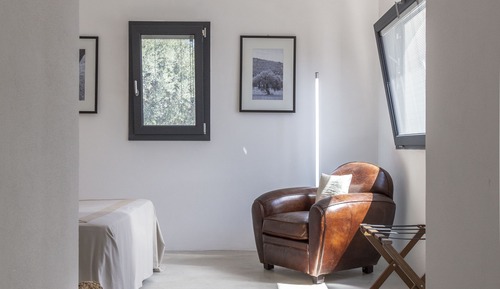 Habitación de luna de miel doble, terraza, vistas al jardín