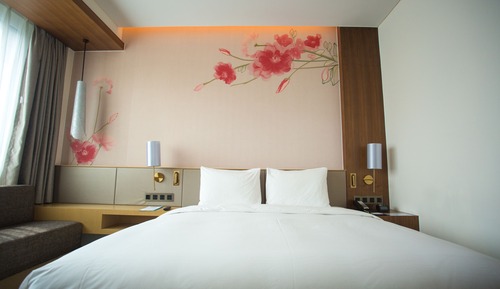 Habitación, 1 cama de matrimonio grande, accesible para personas con discapacidad