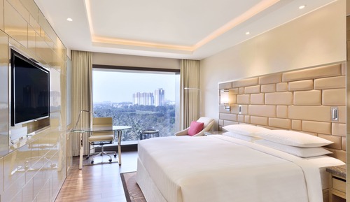 Habitación Deluxe, 1 cama de matrimonio grande, no fumadores, vistas a la ciudad