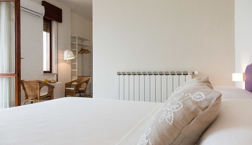 Habitación cuádruple de lujo, 2 habitaciones, balcón, vistas al jardín