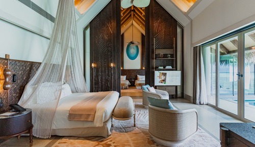 Villa familiar, 2 habitaciones (Water Villa with Pool)