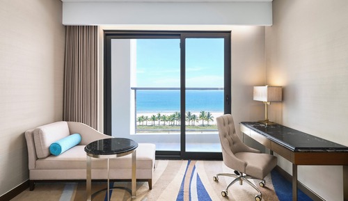 Habitación Deluxe, 1 cama de matrimonio grande, no fumadores, vistas al mar