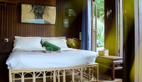 Casa tradicional, 1 cama doble, acceso a la piscina, vistas a la piscina (Berembun)