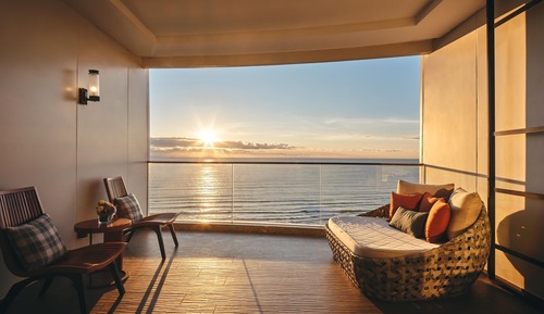 Habitación estándar, 1 cama de matrimonio grande, bañera accesible (Oceanfront, Accessible Bathtub)