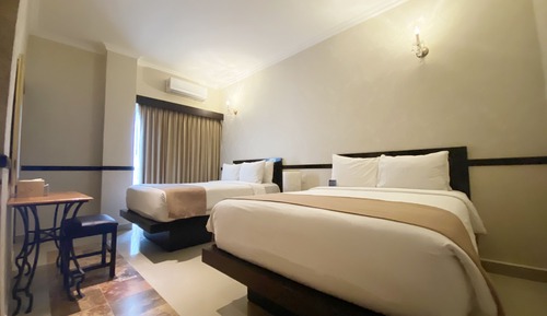 Habitación estándar doble, varias camas
