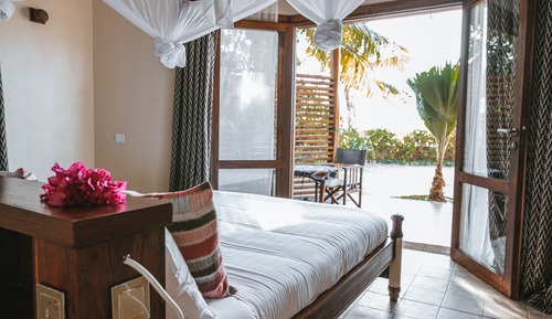 Habitación Deluxe doble, 1 cama de matrimonio, vistas al mar