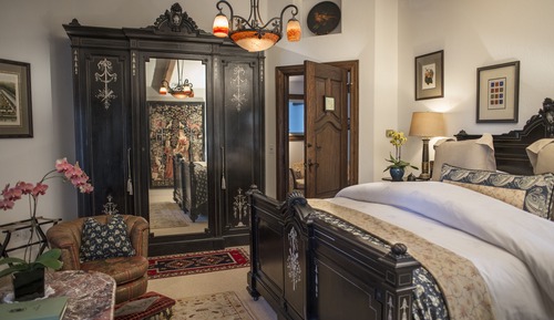 Habitación romántica, 1 cama de matrimonio grande (The Saffron Room)