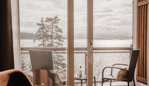 Habitación doble superior, 1 cama de matrimonio, balcón, vistas al mar
