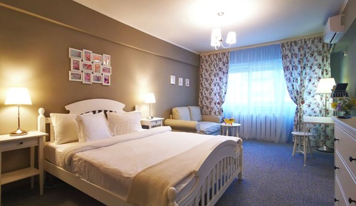 Suite estudio Confort, 1 cama doble con sofá cama, vistas a la ciudad