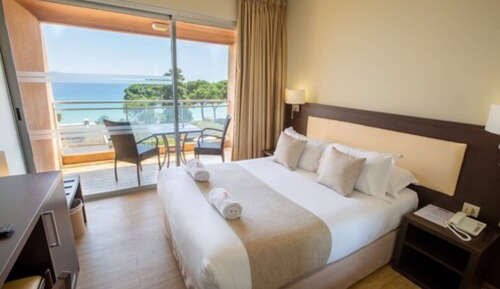 Habitación estándar doble, balcón, vistas al mar