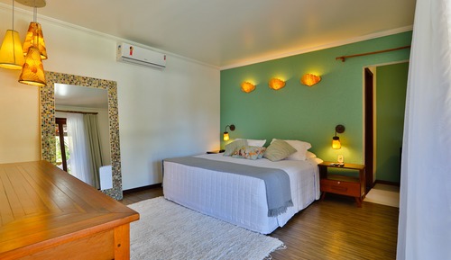 Quarto casal premium, 1 quarto, sacada, vista para o jardim, Piso superior, Acesso por escadas