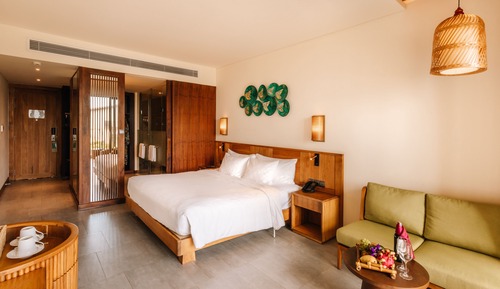 Habitación Deluxe, 1 cama de matrimonio grande, vistas a la piscina