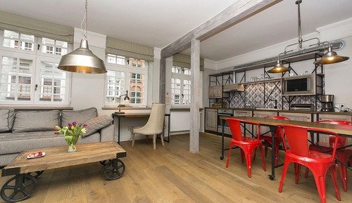 Suite de diseño, 1 habitación, cocina básica, vistas a la ciudad (Farenheit)