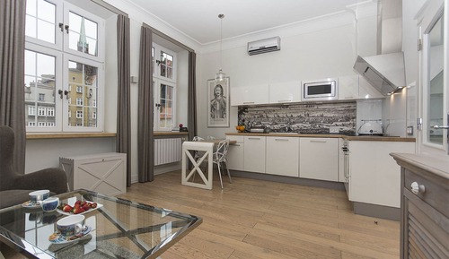 Suite de diseño, 1 habitación, patio, vistas a la ciudad (Strakowski)