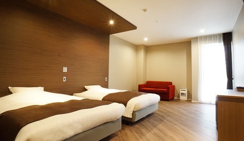 Habitación Deluxe con 2 camas individuales (Additonal fee applied for extra bed)