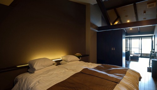Western style Double room with Private Air Hot Spring Bath