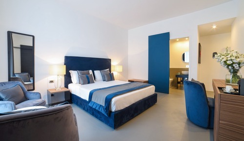 Habitación Deluxe, balcón, vistas parciales al mar