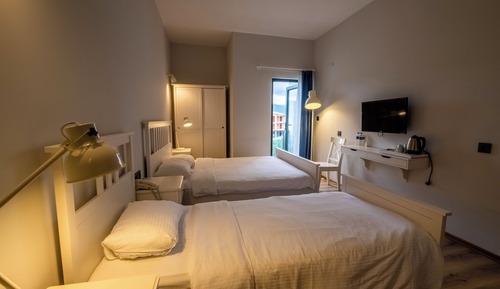 Habitación familiar, vistas al jardín