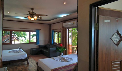 Quadruple Room with Sea View