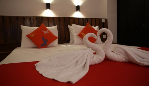 Apartamento Deluxe, varias camas, vistas al jardín
