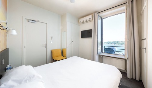 Habitación básica, 1 cama de matrimonio, vistas al mar (Room #1)