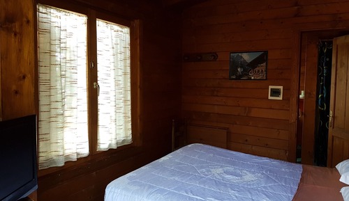 Chalet básico, 1 cama doble