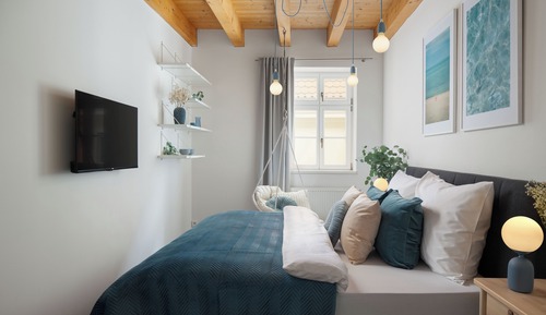 Apartamento familiar, 2 habitaciones, vistas a la ciudad