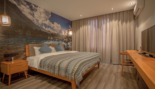 Habitación Elite con 2 camas individuales, 1 habitación, lanai, en la zona del jardín
