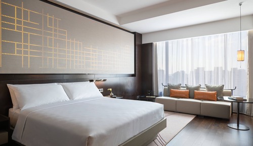 Estudio, 1 cama de matrimonio grande