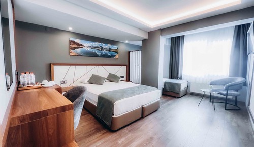 Habitación familiar, varias camas