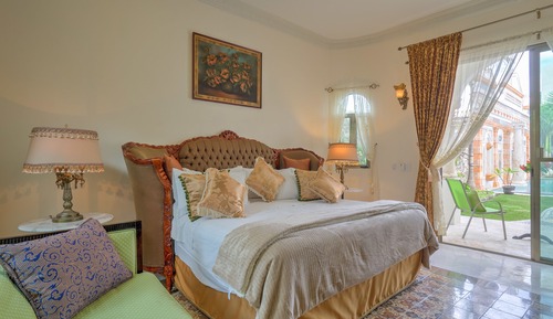 Habitación cuádruple de lujo, varias camas, terraza