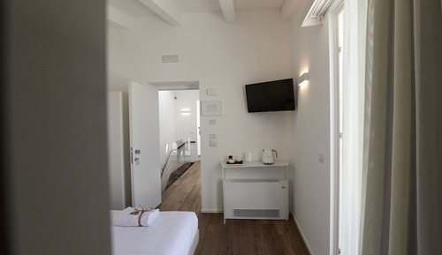 Habitación panorámica doble, patio