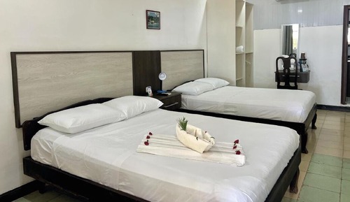 Habitación cuádruple panorámica, 2 camas de matrimonio