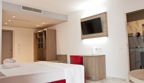 Suite junior, 1 cama de matrimonio, terraza, vistas al mar