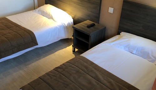 Habitación estándar con 1 cama doble o 2 individuales, baño privado