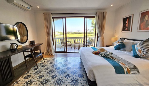 Habitación doble superior, vistas al jardín