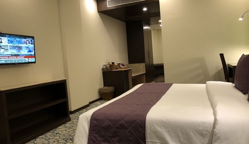 Habitación de lujo doble, 1 cama de matrimonio grande, accesible para personas con discapacidad