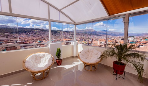 Habitación doble superior, 2 camas dobles, vistas a la ciudad