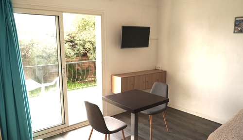 Estudio estándar, balcón, vistas al jardín