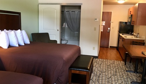 Suite estudio Deluxe, 2 camas de matrimonio, cocina básica