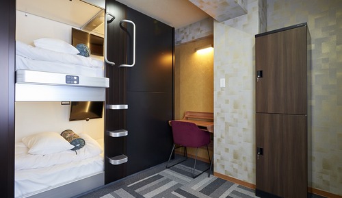 Dormitorio compartido, no fumadores, baño compartido (VIP, 2 Capsule Rooms)