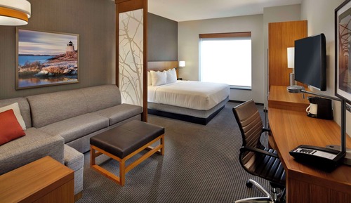 Habitación, 1 cama de matrimonio grande con sofá cama, accesible para personas con discapacidad