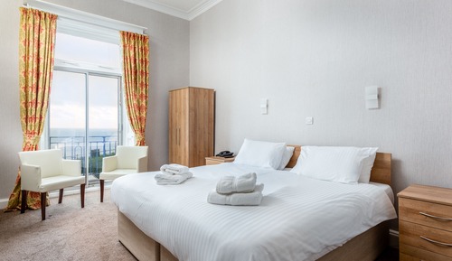 Habitación doble superior, 1 cama de matrimonio, vistas al mar