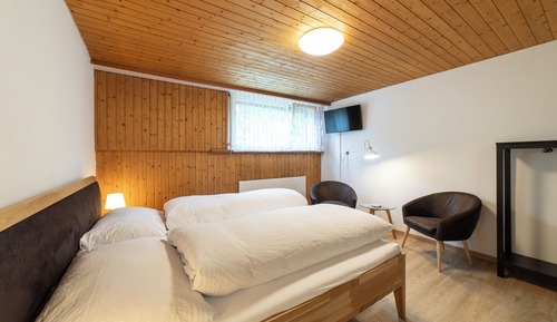 Habitación básica doble, baño compartido, junto a la montaña