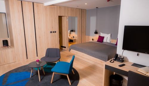 Suite junior, terraza
