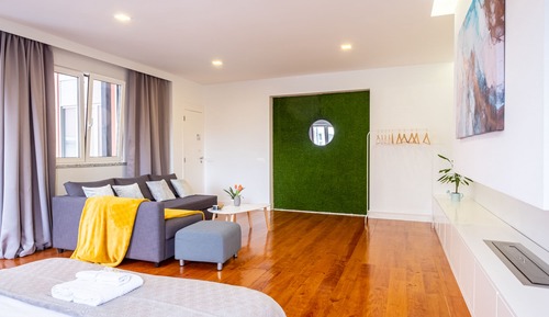 Habitación de diseño doble, baño compartido