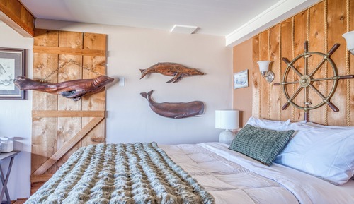Habitación clásica, 1 cama de matrimonio, vistas parciales al mar