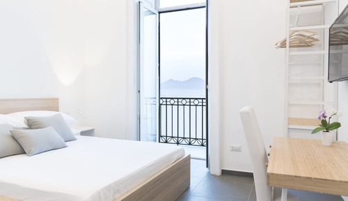 Habitación doble superior, balcón, vistas al mar